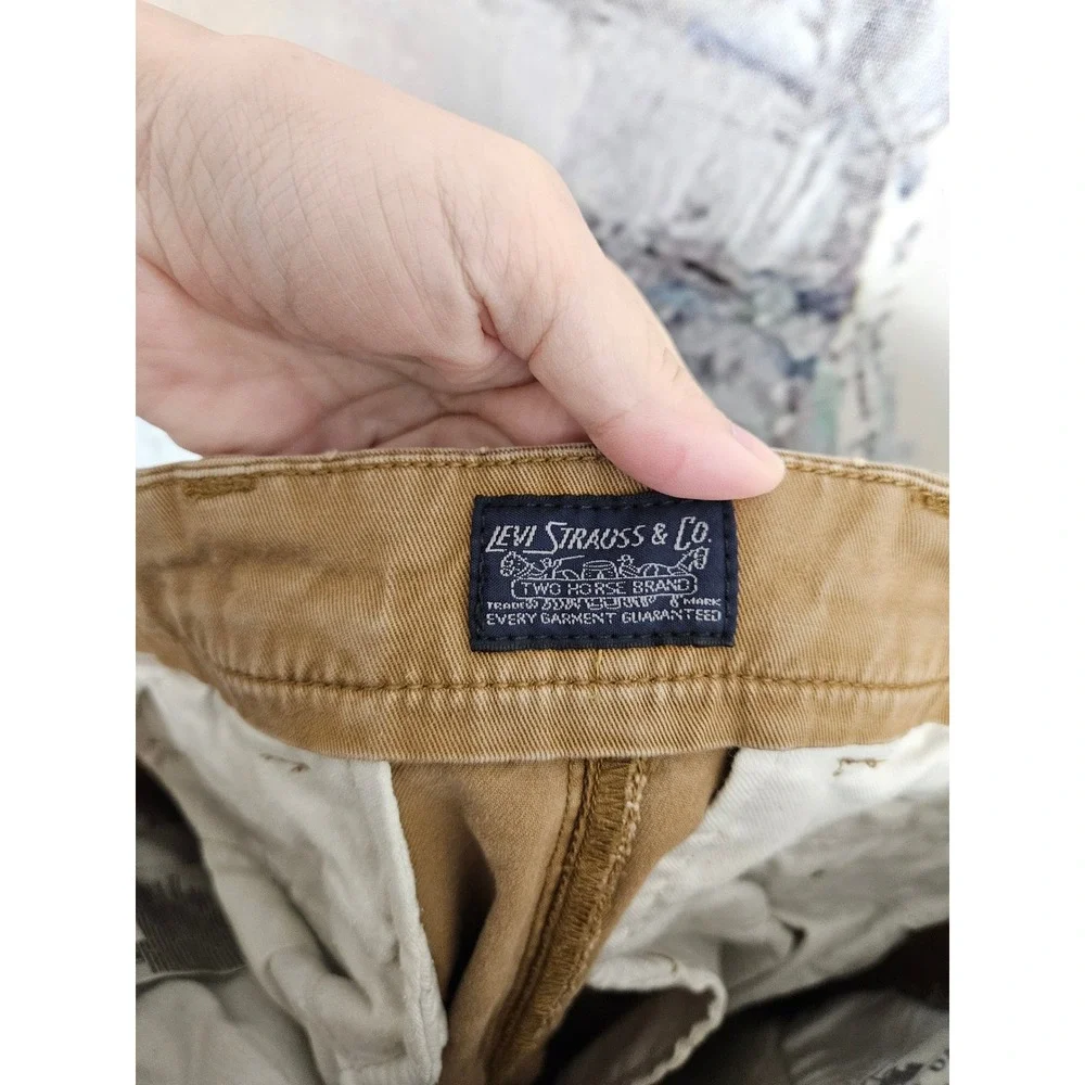 Levi Strauss & Co Mens XX Chino Slim Fit Pants Brown Tan‎ 30x32